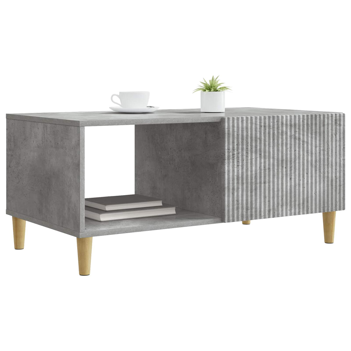 vidaXL Coffee Table Concrete Grey 90 x 50 x 40 cm Engineered Wood