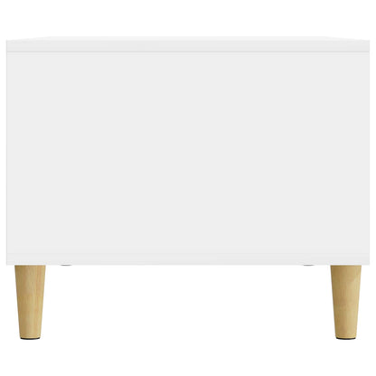 vidaXL Coffee Table High Gloss White 90 x 50 x 40 cm Engineered Wood