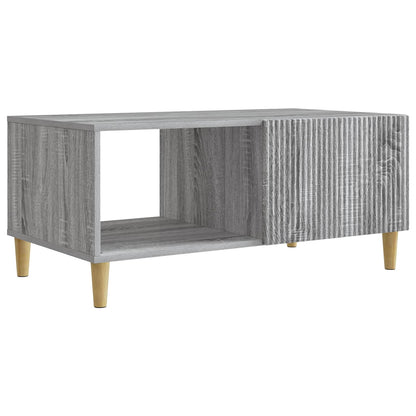 vidaXL Coffee Table Grey Sonoma 90 x 50 x 40 cm Engineered Wood