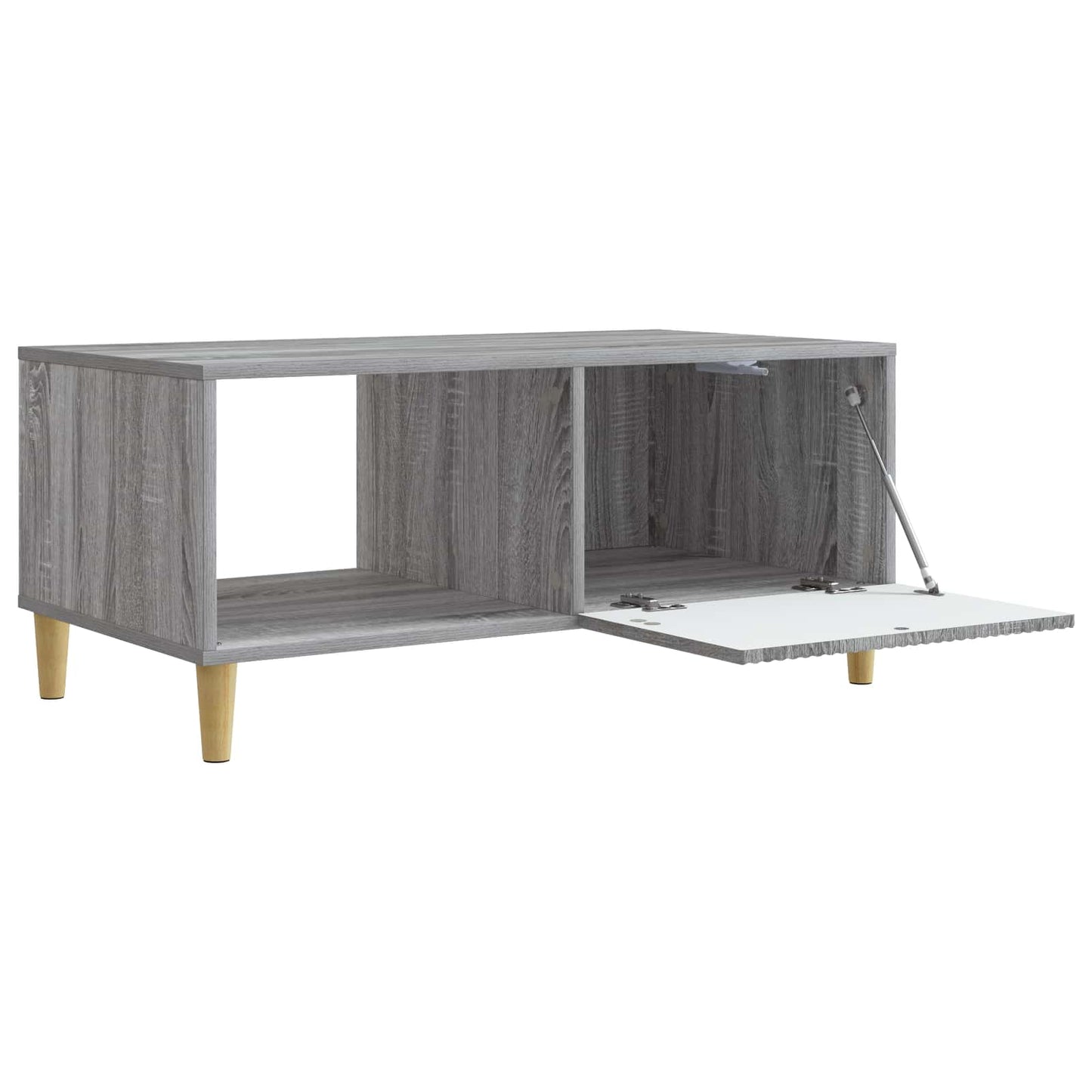 vidaXL Coffee Table Grey Sonoma 90 x 50 x 40 cm Engineered Wood