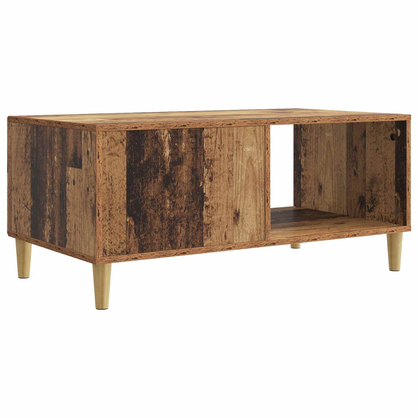 vidaXL Coffee Table Old Wood 90 x 50 x 40 cm Engineered Wood