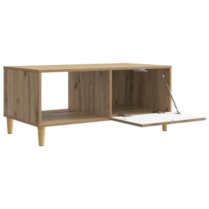 vidaXL Coffee Table Artisan Oak 90 x 50 x 40 cm Engineered Wood