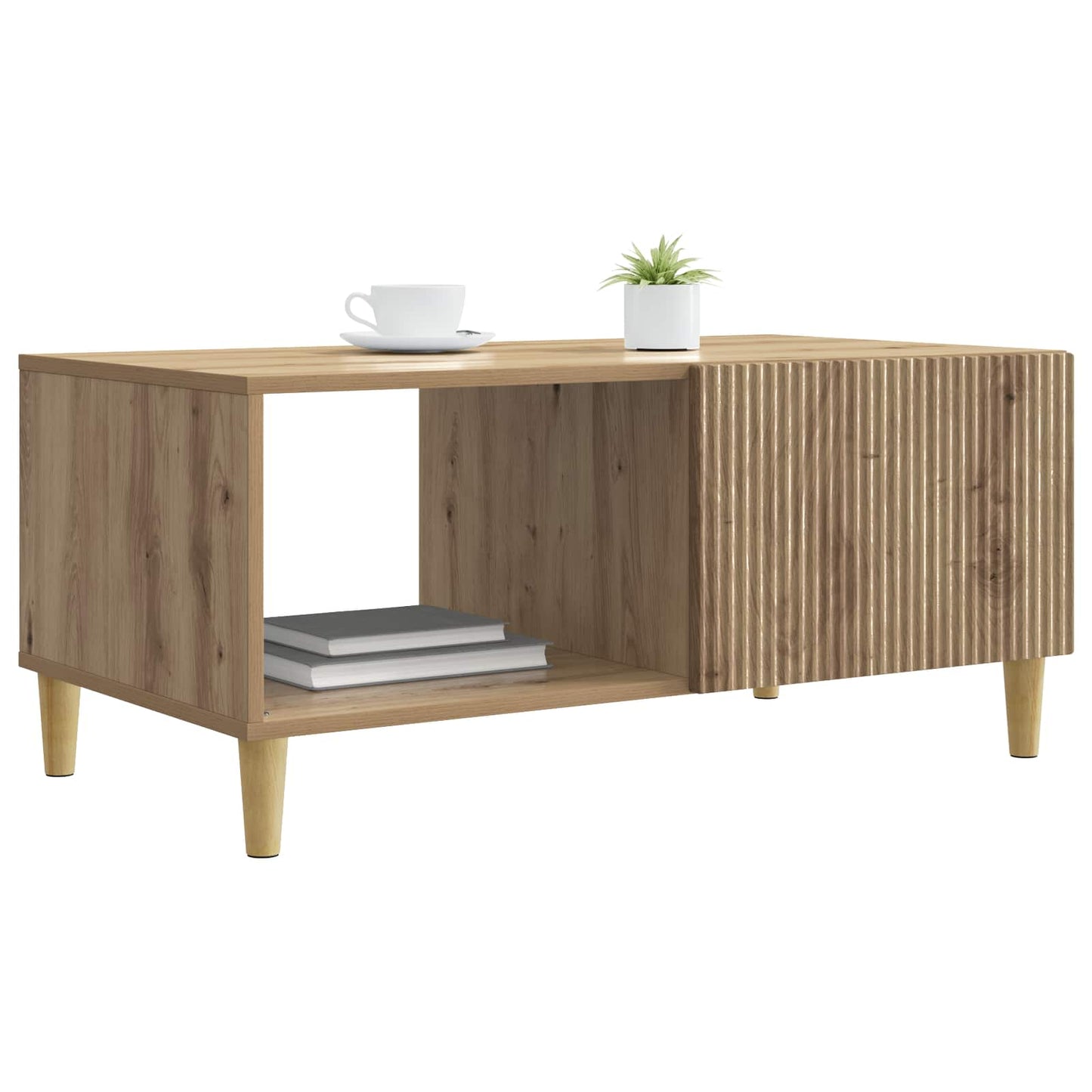 vidaXL Coffee Table Artisan Oak 90 x 50 x 40 cm Engineered Wood