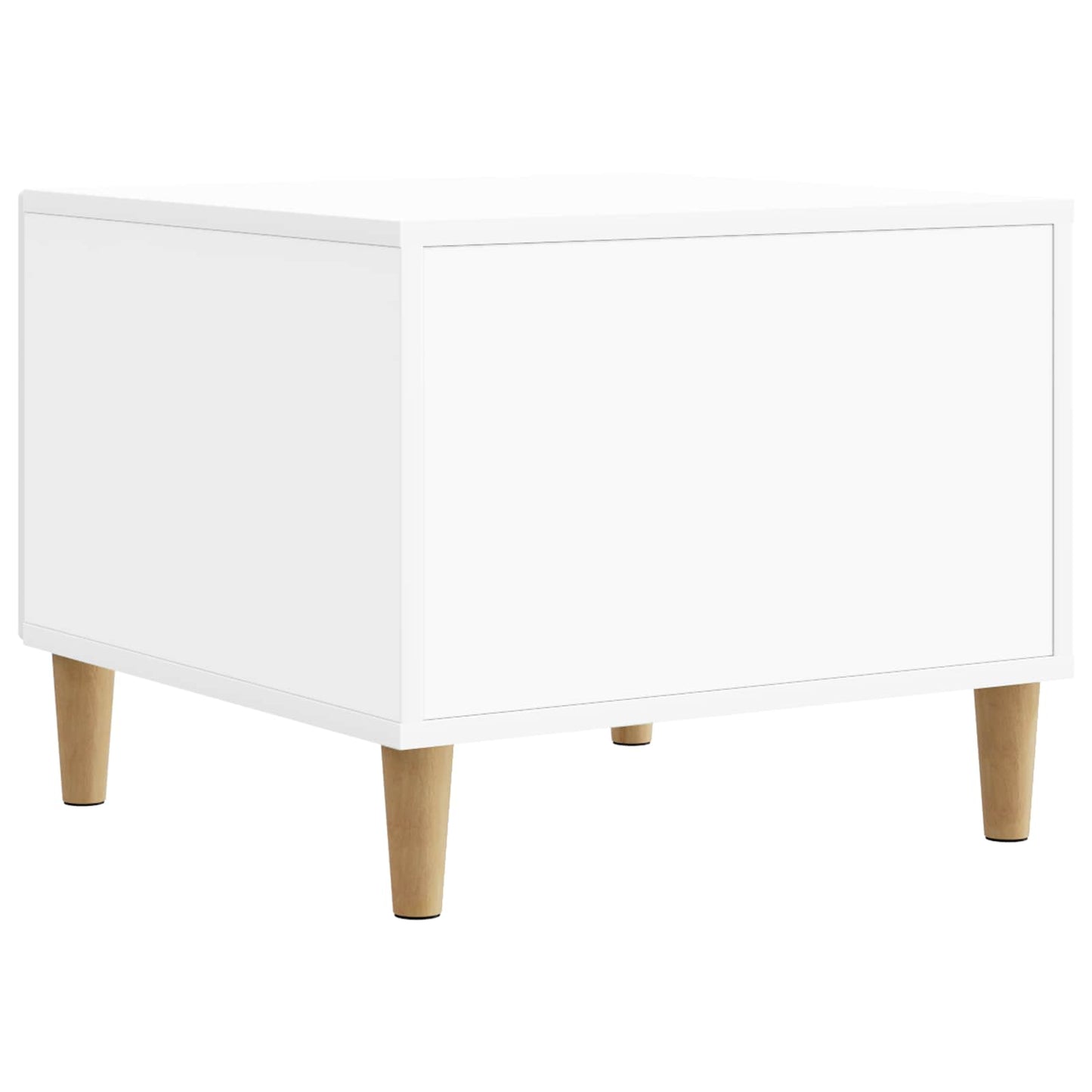 vidaXL Coffee Table with Drawer White 49 x 50 x 40 cm Engineered Wood