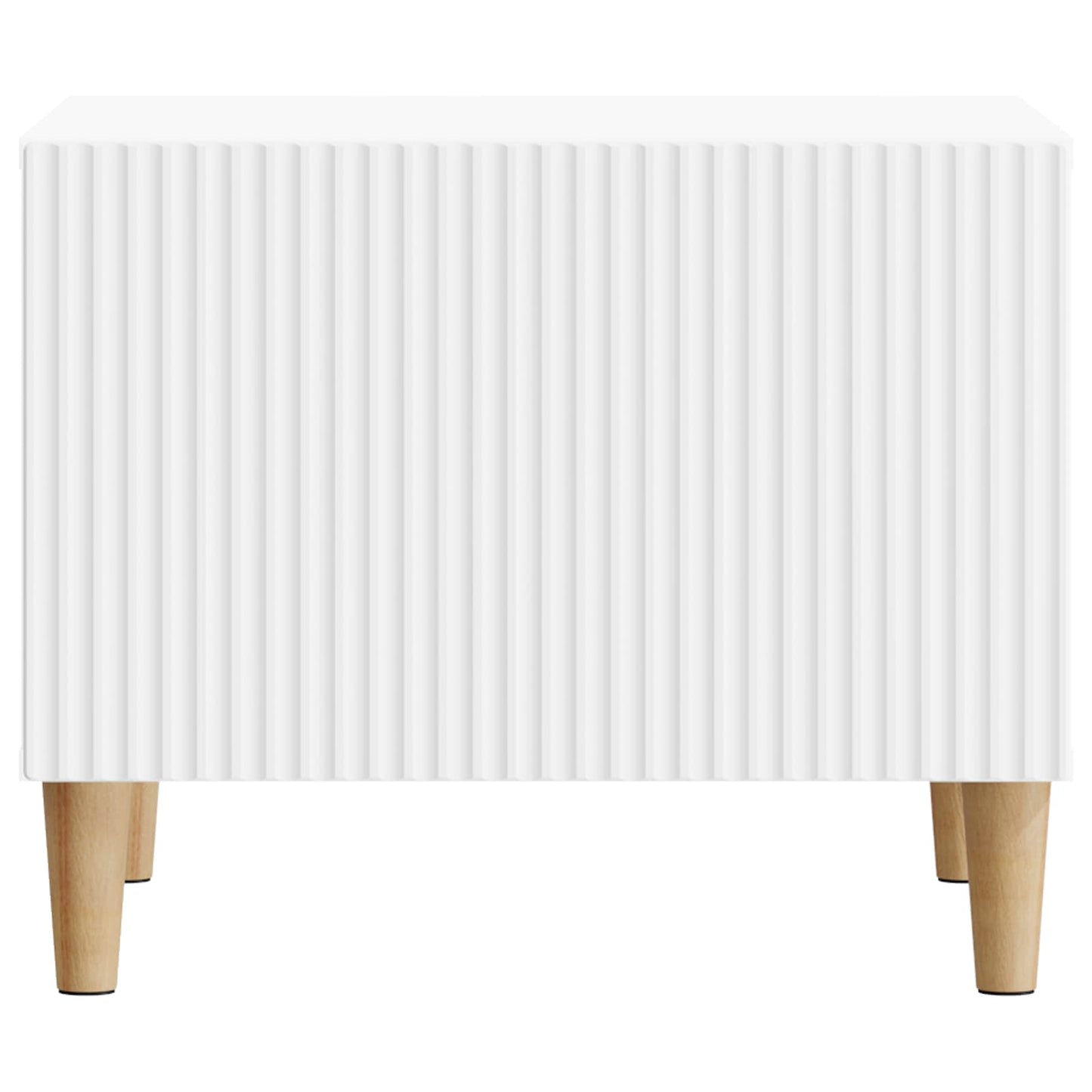 vidaXL Coffee Table with Drawer White 49 x 50 x 40 cm Engineered Wood