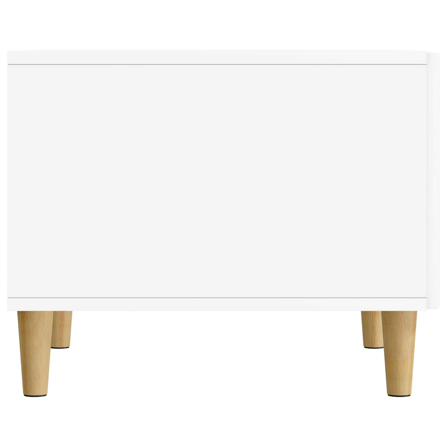 vidaXL Coffee Table with Drawer White 49 x 50 x 40 cm Engineered Wood
