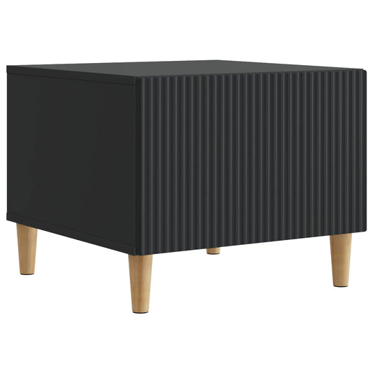 vidaXL Coffee Table with Drawer Black 49 x 50 x 40 cm Engineered Wood