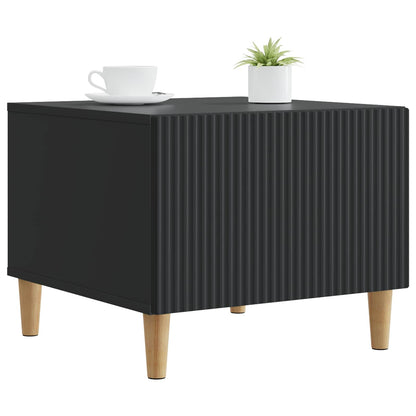 vidaXL Coffee Table with Drawer Black 49 x 50 x 40 cm Engineered Wood