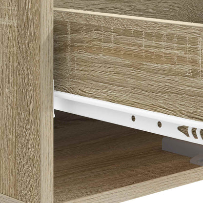 vidaXL Coffee Table Sonoma Oak 49 x 50 x 40 cm Engineered Wood