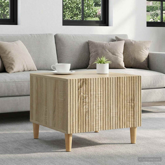 vidaXL Coffee Table Sonoma Oak 49 x 50 x 40 cm Engineered Wood