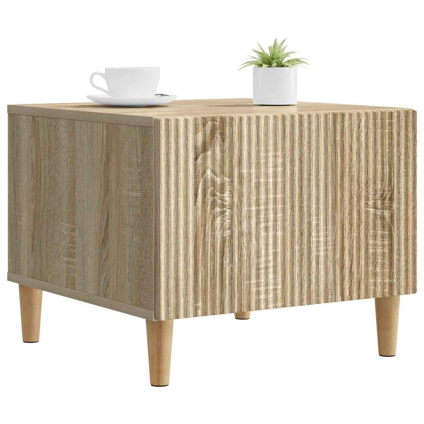 vidaXL Coffee Table Sonoma Oak 49 x 50 x 40 cm Engineered Wood