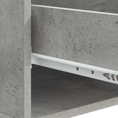 vidaXL Coffee Table Concrete Grey 49 x 50 x 40 cm Engineered Wood