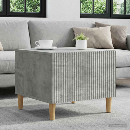 vidaXL Coffee Table Concrete Grey 49 x 50 x 40 cm Engineered Wood