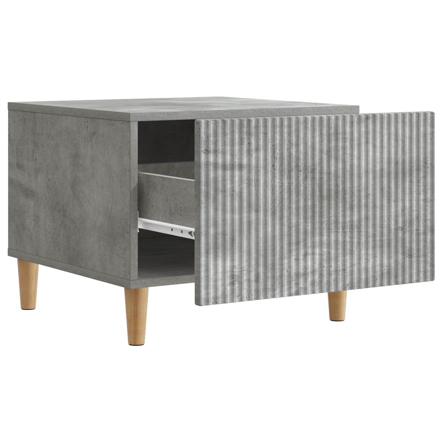 vidaXL Coffee Table Concrete Grey 49 x 50 x 40 cm Engineered Wood