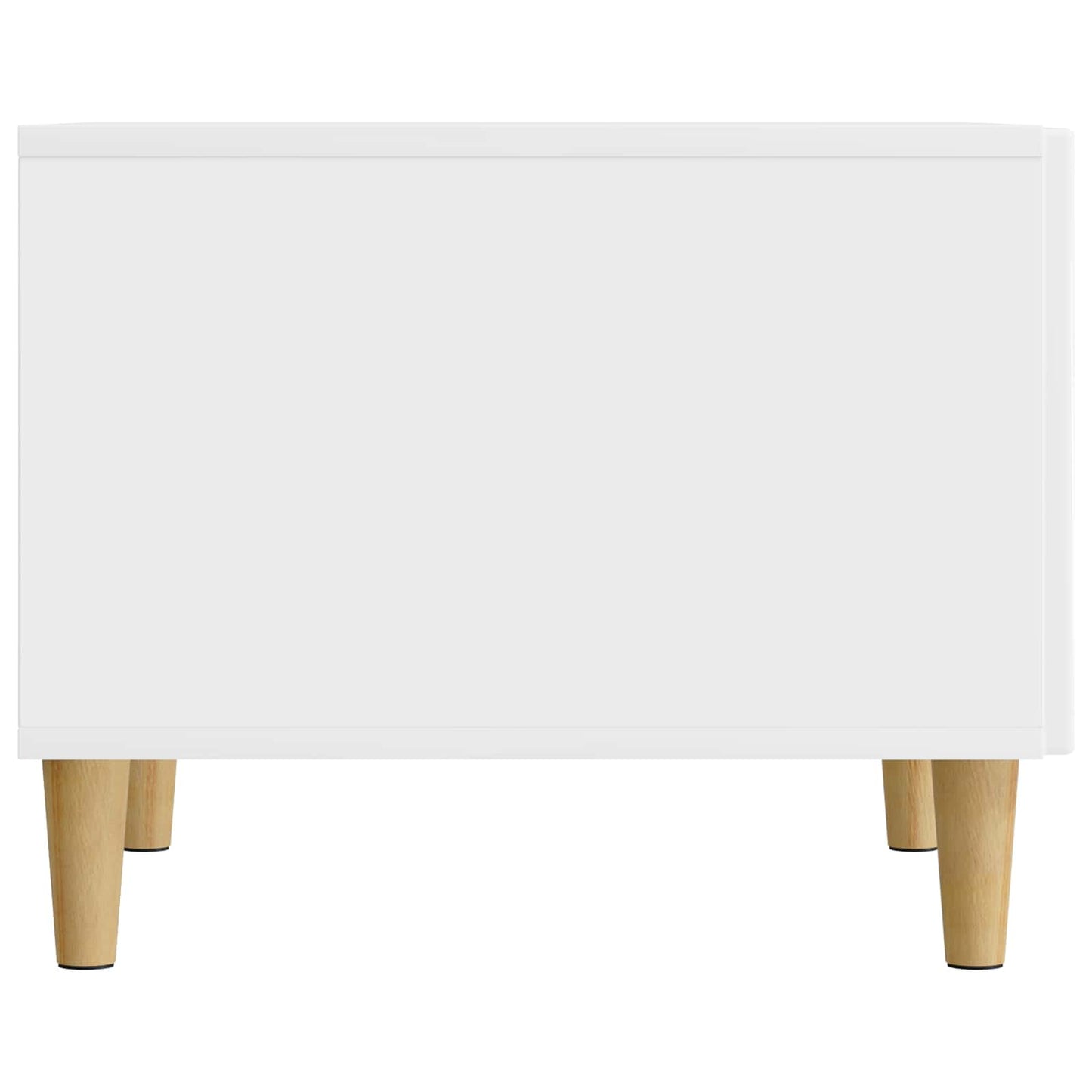 vidaXL Coffee Table High Gloss White 49 x 50 x 40 cm Engineered Wood