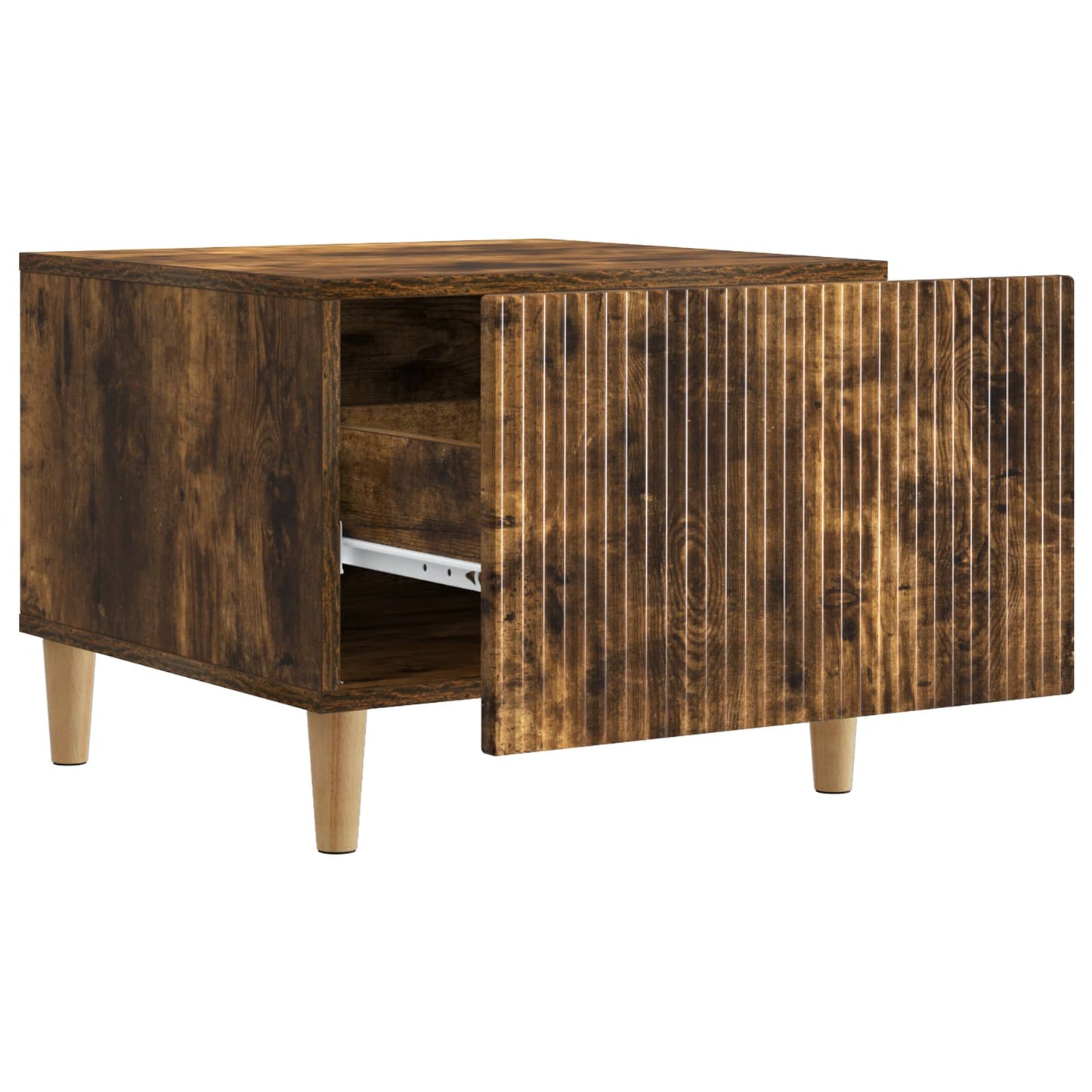 vidaXL Coffee Table Smoked Oak 49 x 50 x 40 cm Engineered Wood