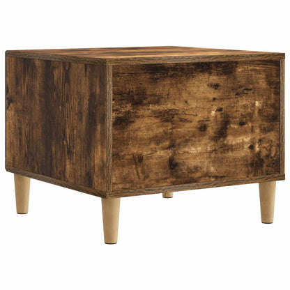 vidaXL Coffee Table Smoked Oak 49 x 50 x 40 cm Engineered Wood