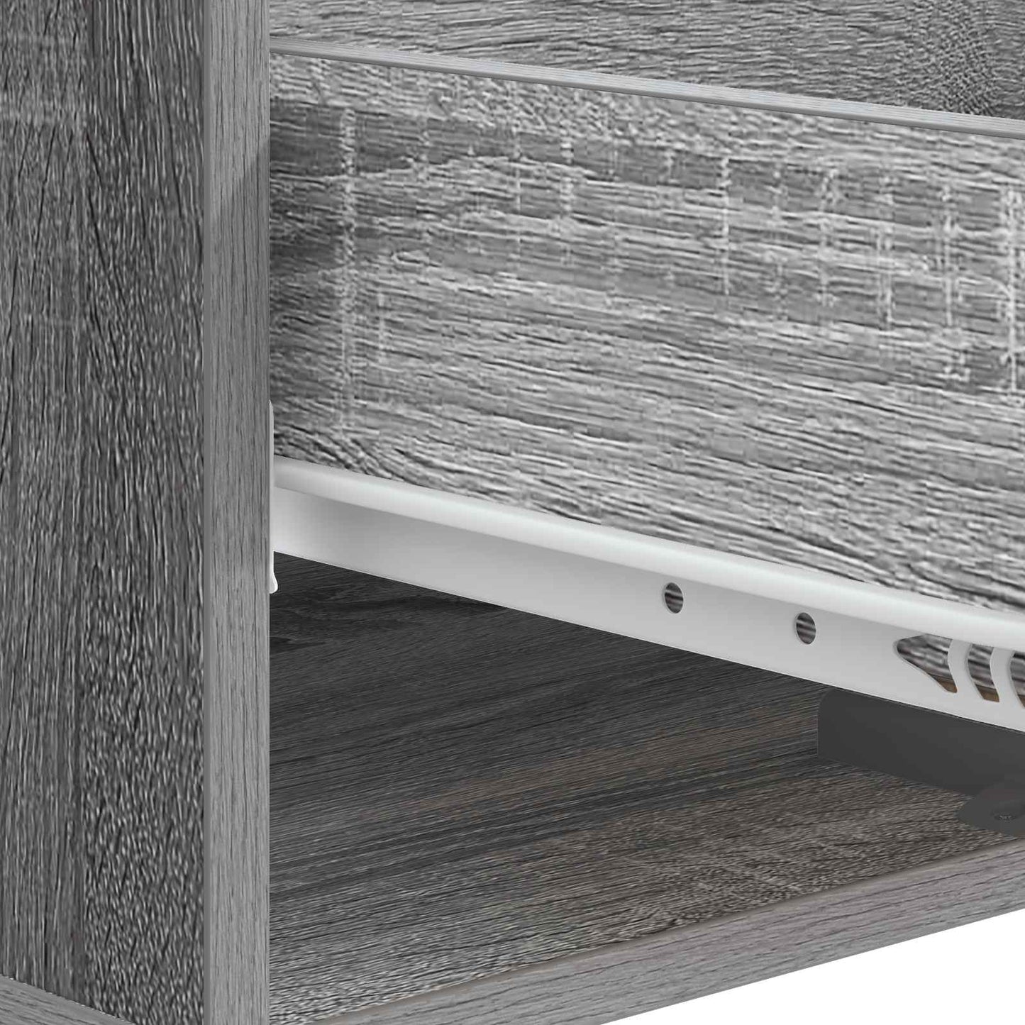 vidaXL Coffee Table Grey Sonoma 49 x 50 x 40 cm Engineered Wood