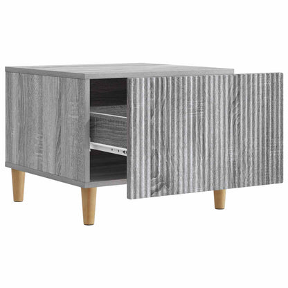 vidaXL Coffee Table Grey Sonoma 49 x 50 x 40 cm Engineered Wood