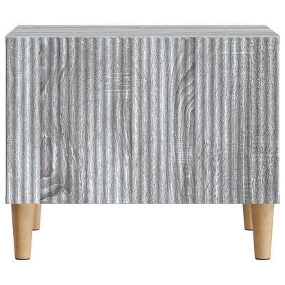vidaXL Coffee Table Grey Sonoma 49 x 50 x 40 cm Engineered Wood