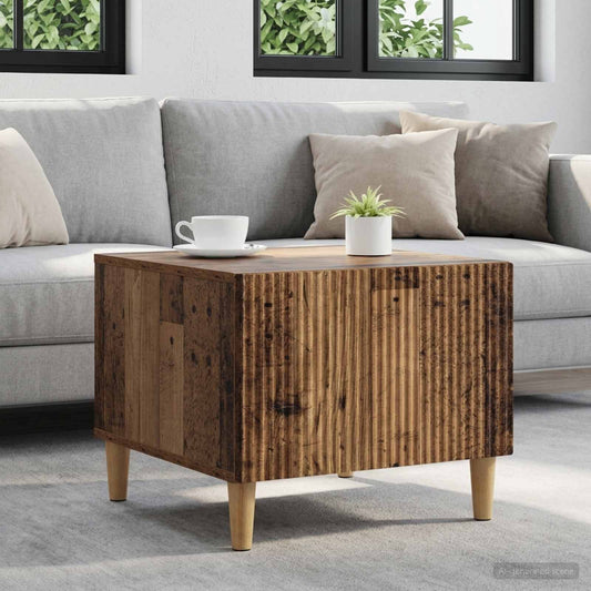 vidaXL Coffee Table Old Wood 49 x 50 x 40 cm Engineered Wood