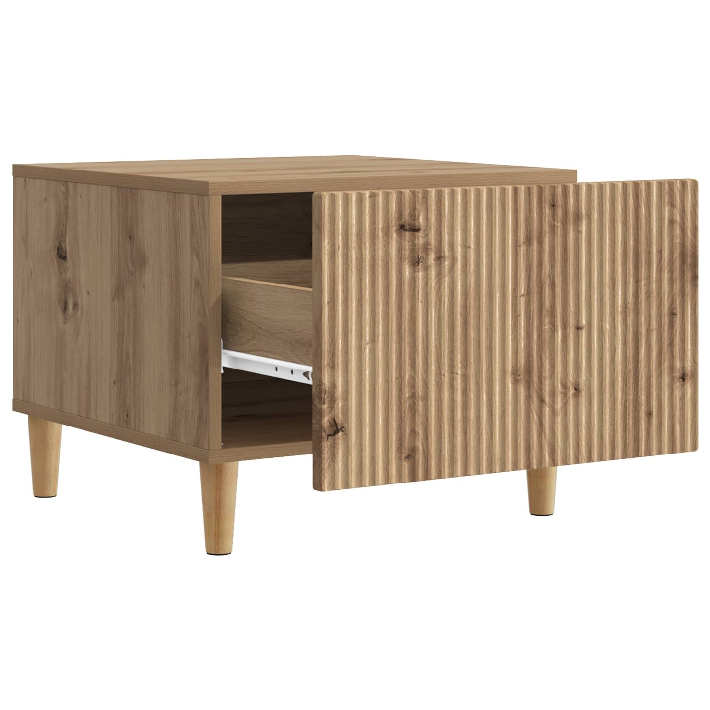 vidaXL Coffee Table Artisan Oak 49 x 50 x 40 cm Engineered Wood