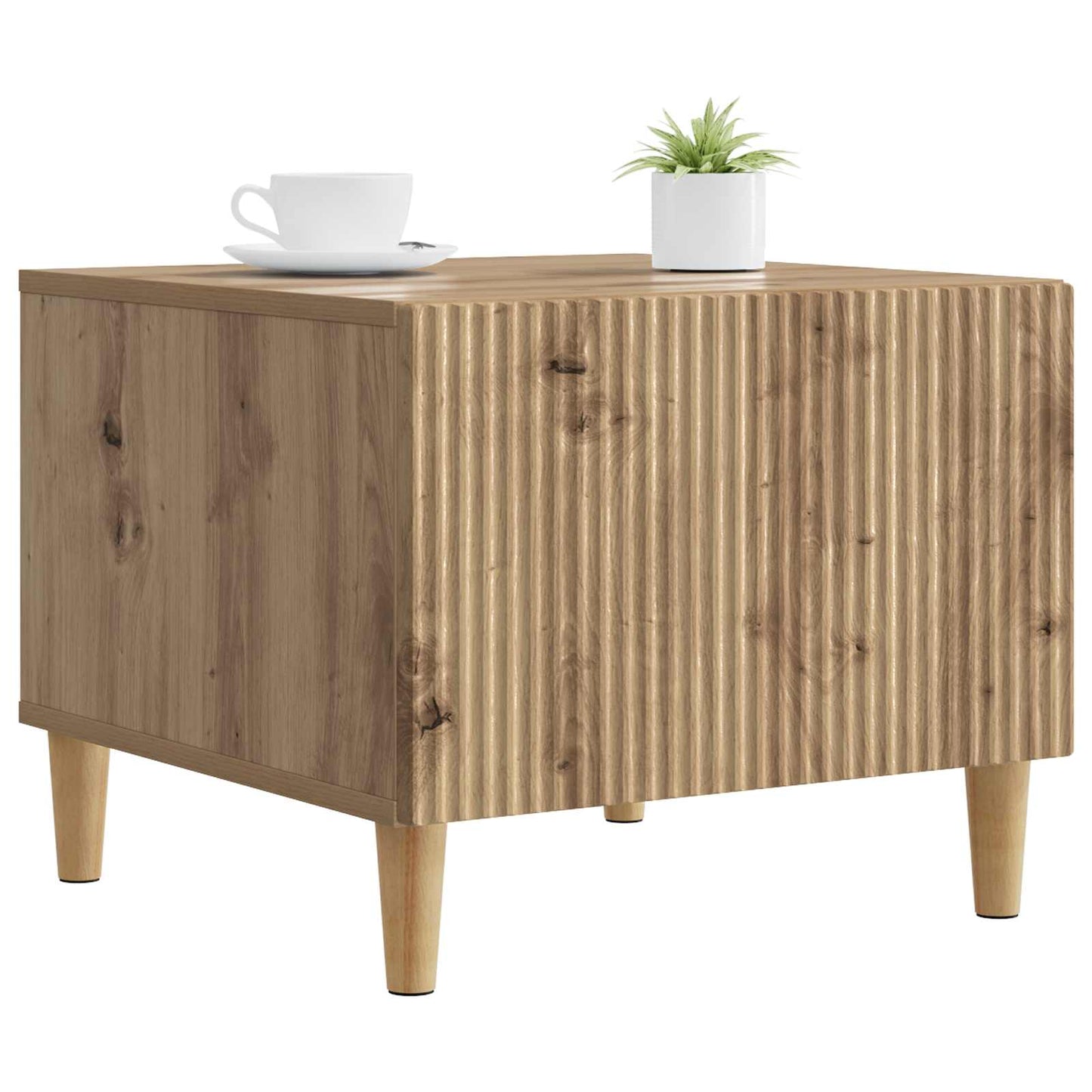 vidaXL Coffee Table Artisan Oak 49 x 50 x 40 cm Engineered Wood