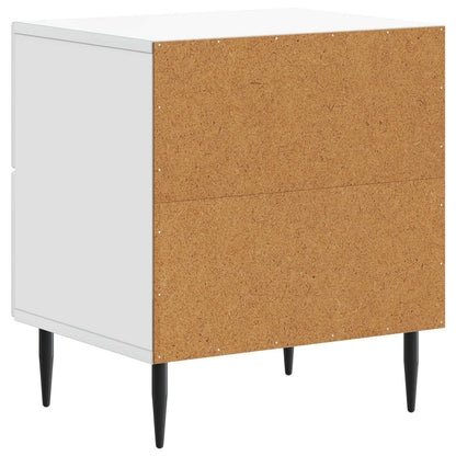 vidaXL Bedside Cabinet White 43 x 34.5 x 47.5 cm Engineered Wood