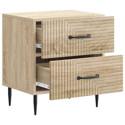 vidaXL Bedside Cabinet Sonoma Oak 43 x 34.5 x 47.5 cm Engineered Wood