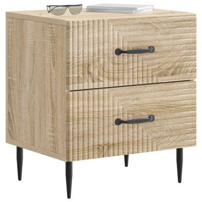 vidaXL Bedside Cabinet Sonoma Oak 43 x 34.5 x 47.5 cm Engineered Wood