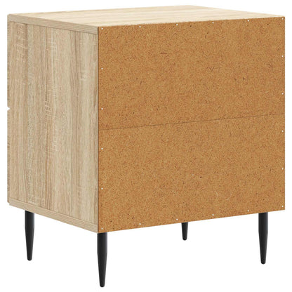 vidaXL Bedside Cabinet 2 pcs Sonoma Oak 43 x 34.5 x 47.5 cm