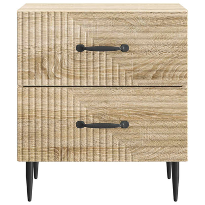 vidaXL Bedside Cabinet 2 pcs Sonoma Oak 43 x 34.5 x 47.5 cm