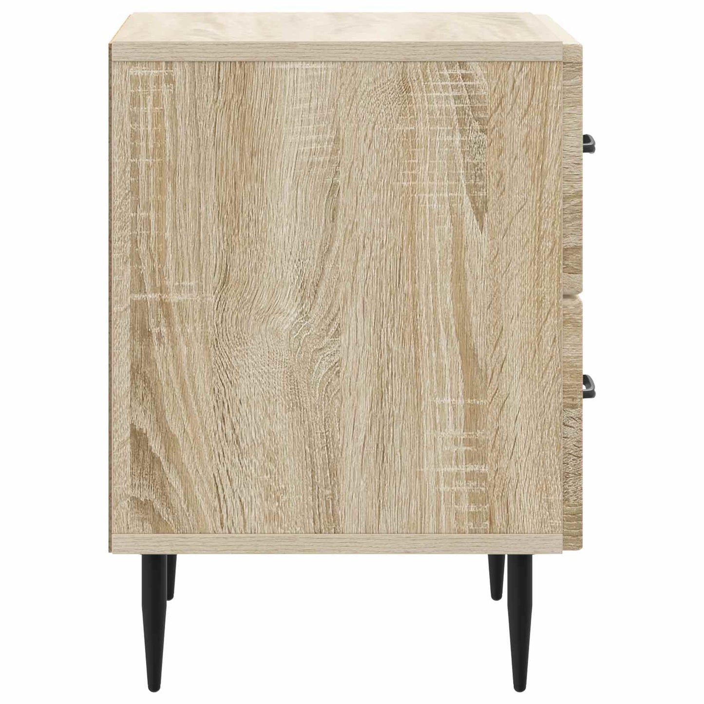 vidaXL Bedside Cabinet 2 pcs Sonoma Oak 43 x 34.5 x 47.5 cm