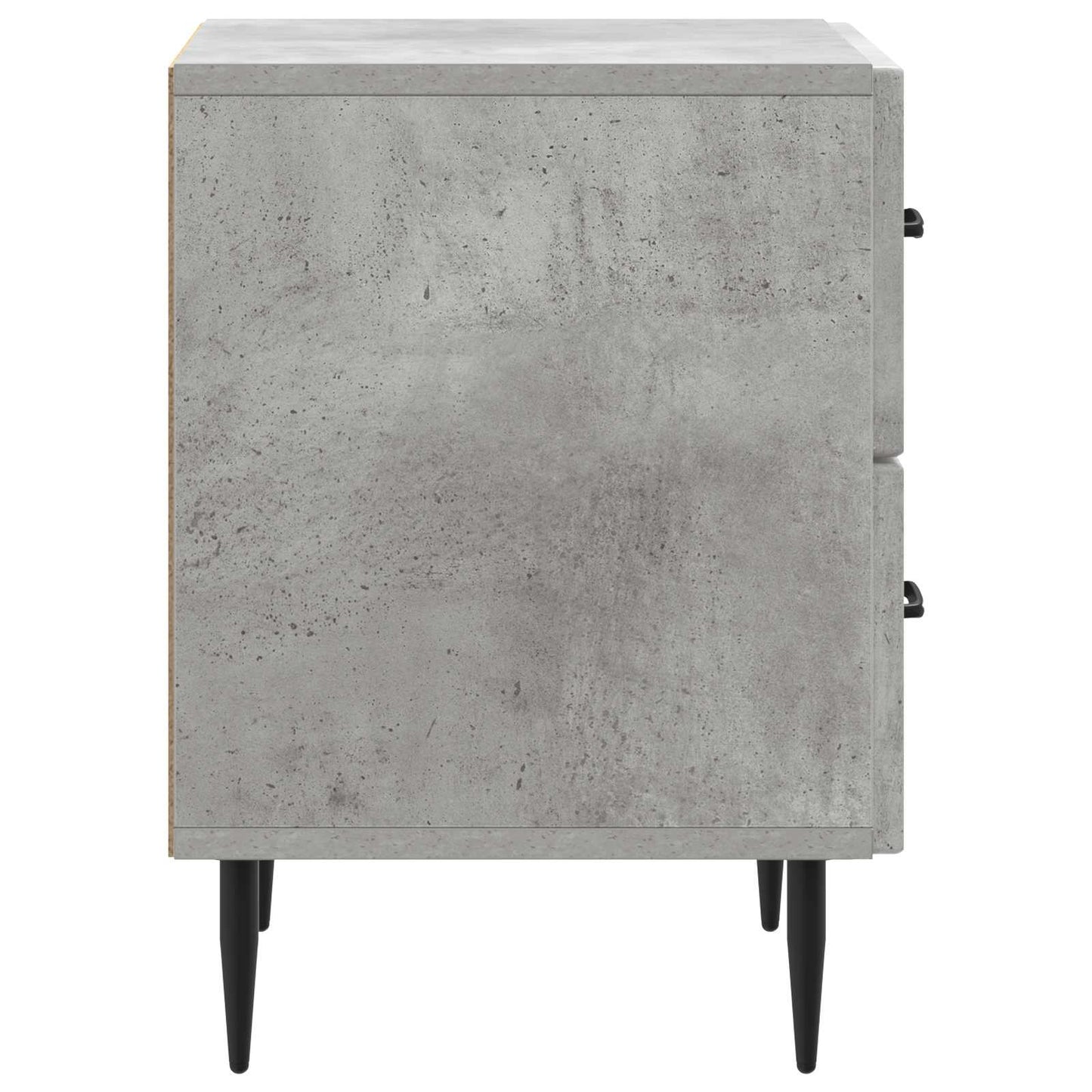 vidaXL Bedside Cabinet with Drawer Concrete Grey 43 x 34.5 x 47.5 cm