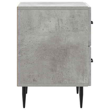 vidaXL Bedside Cabinet with Drawer Concrete Grey 43 x 34.5 x 47.5 cm