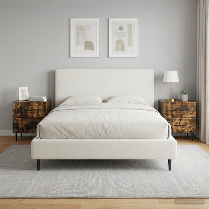 vidaXL Bedside Cabinet 2 pcs Smoked Oak 43 x 34.5 x 47.5 cm