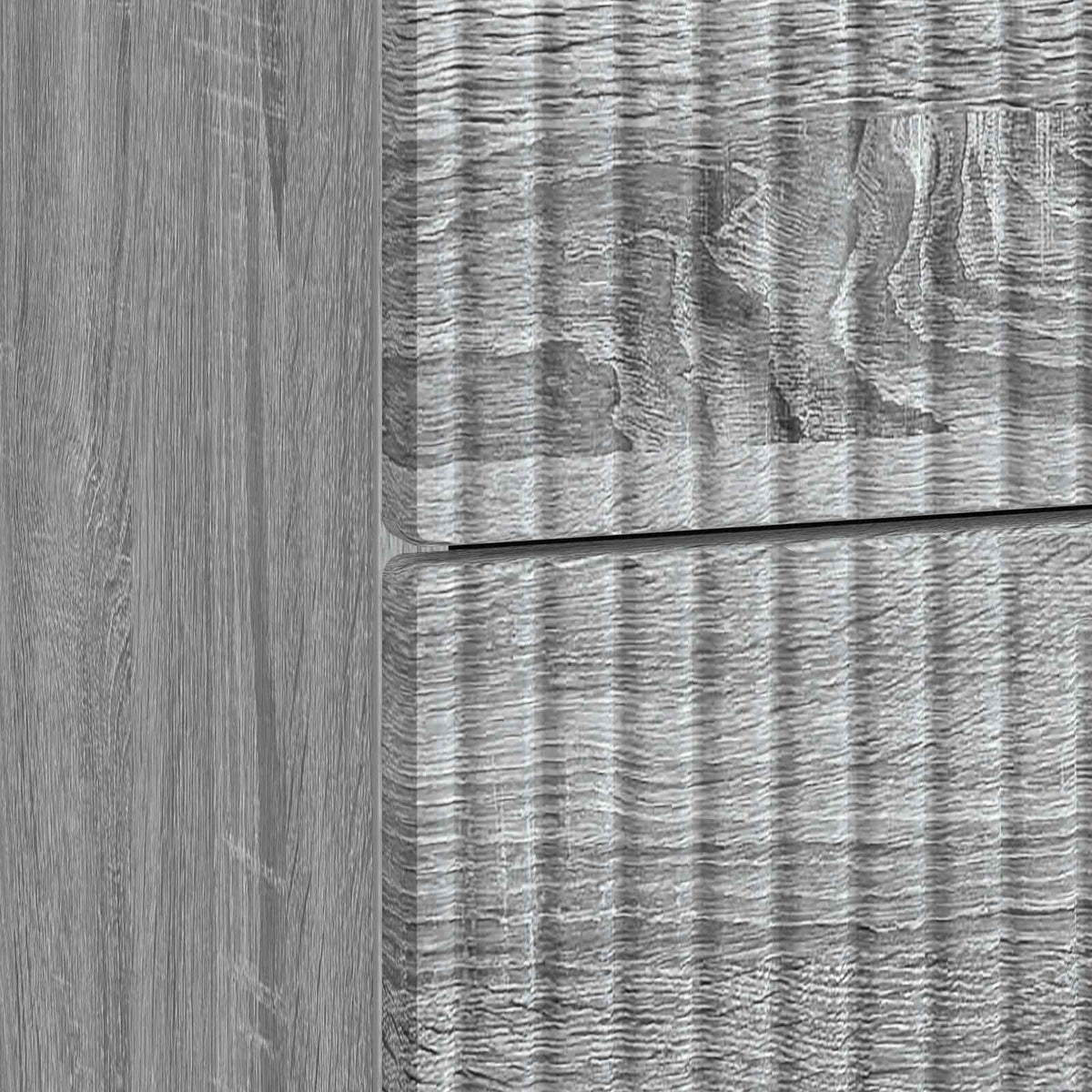 vidaXL Bedside Cabinet Grey Sonoma 43 x 34.5 x 47.5 cm Engineered Wood