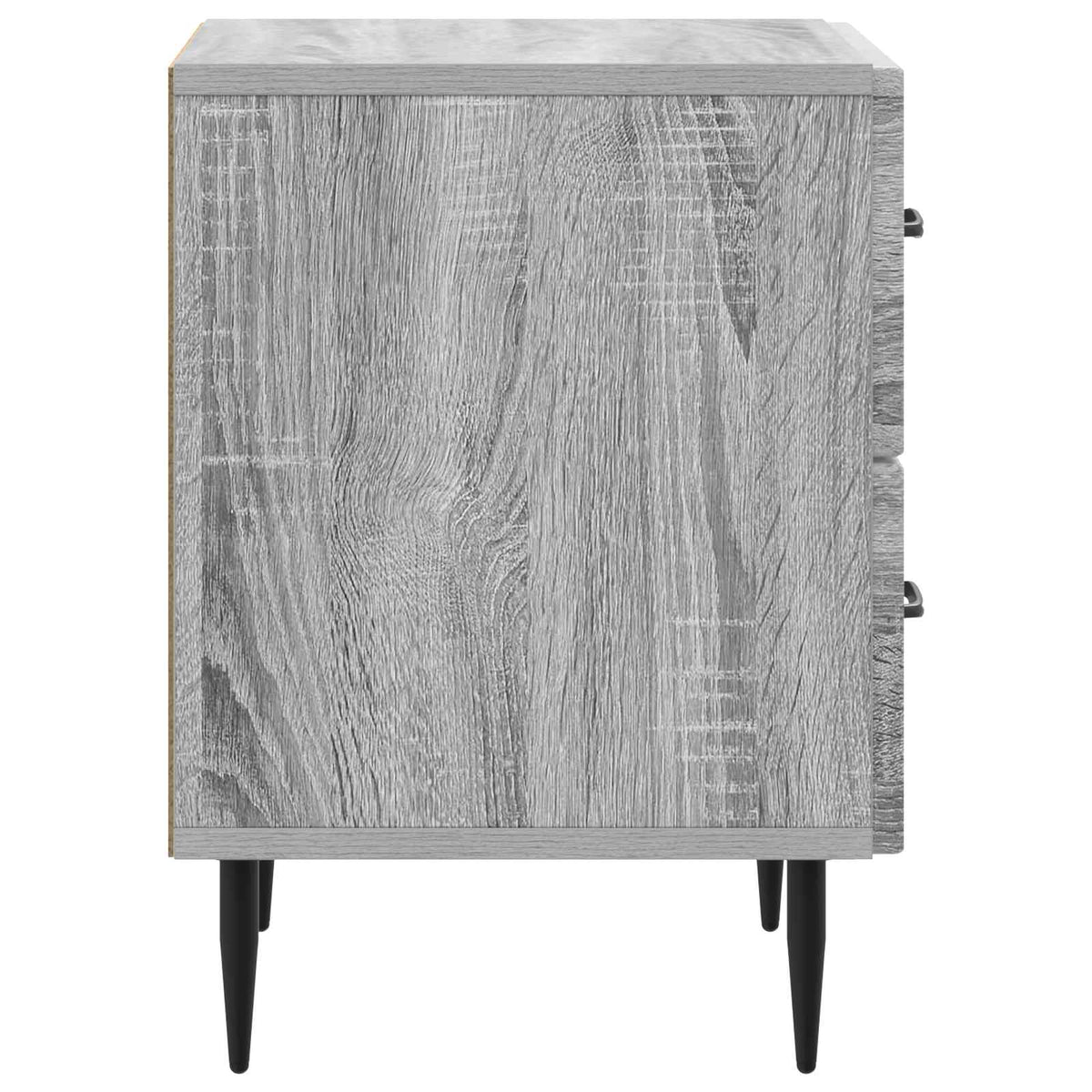 vidaXL Bedside Cabinet Grey Sonoma 43 x 34.5 x 47.5 cm Engineered Wood