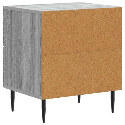 vidaXL Bedside Cabinet 2 pcs Grey Sonoma 43 x 34.5 x 47.5 cm
