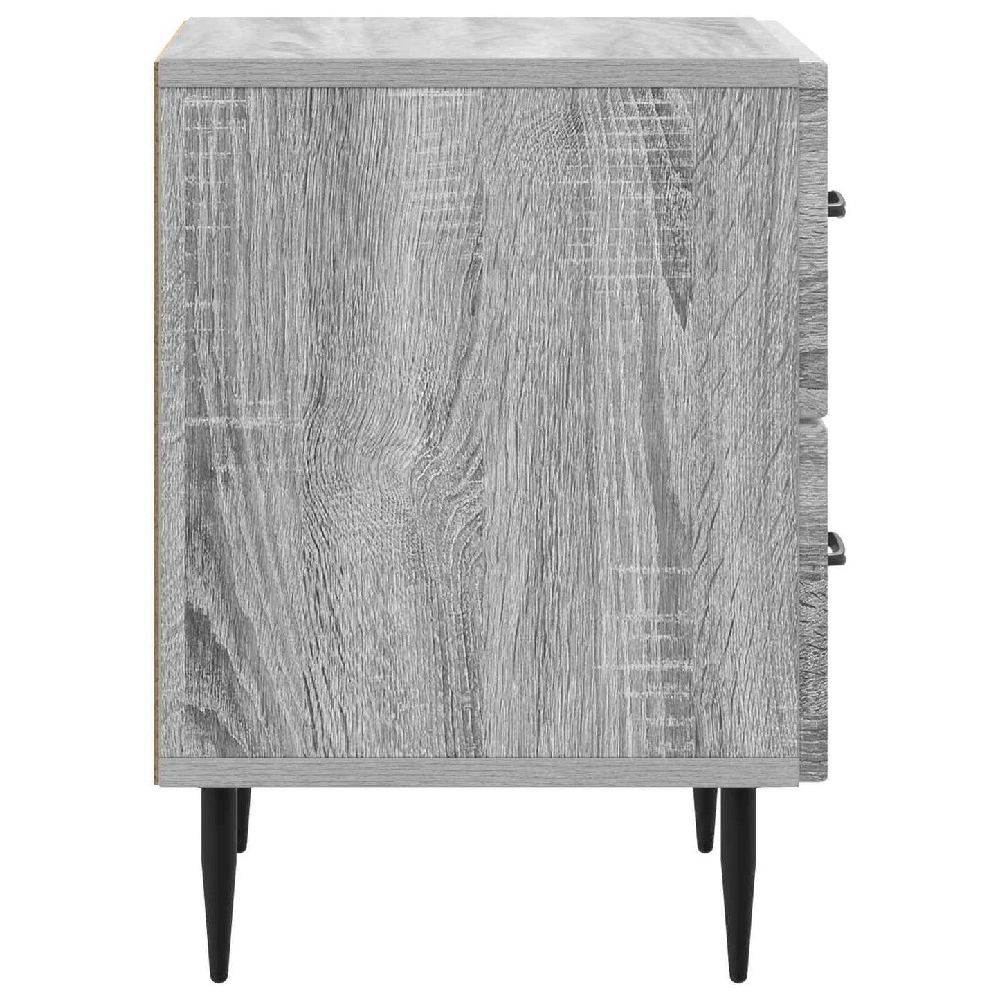 vidaXL Bedside Cabinet 2 pcs Grey Sonoma 43 x 34.5 x 47.5 cm