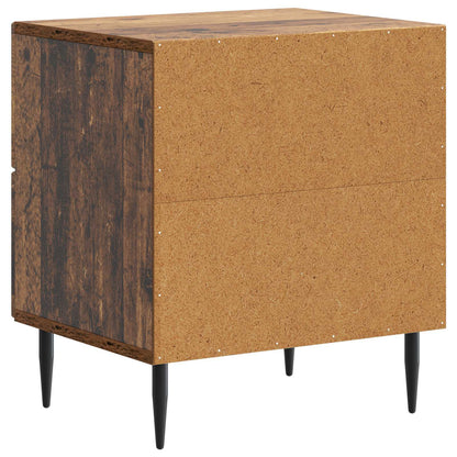 vidaXL Bedside Cabinet Old Wood 43 x 34.5 x 47.5 cm Engineered Wood