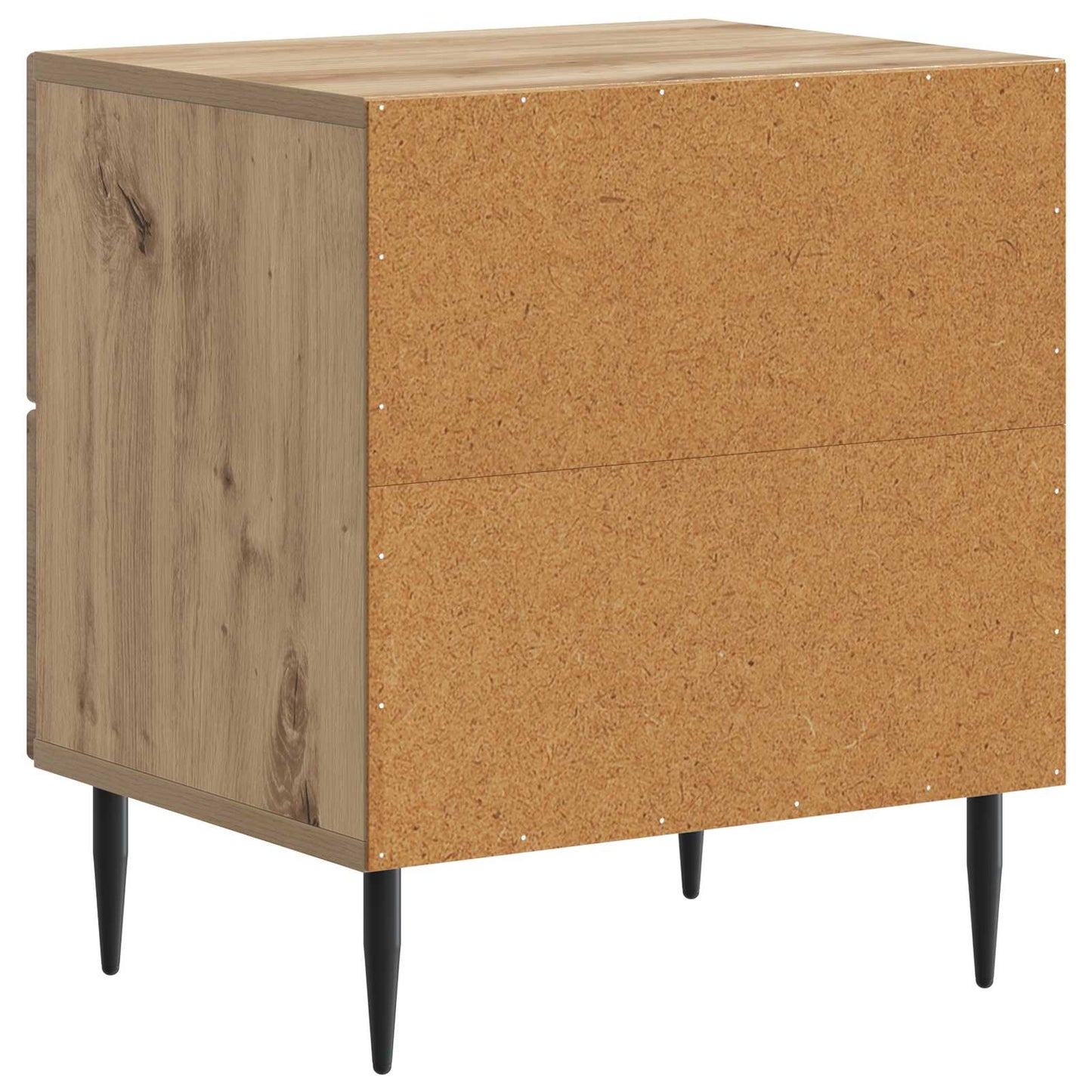 vidaXL Bedside Cabinet 2 pcs Artisan Oak 43 x 34.5 x 47.5 cm