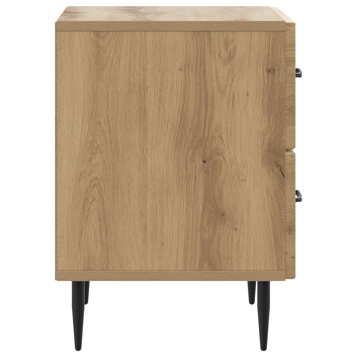 vidaXL Bedside Cabinet 2 pcs Artisan Oak 43 x 34.5 x 47.5 cm