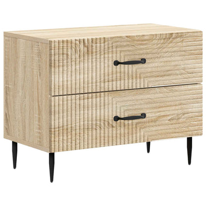 vidaXL Bedside Cabinet Sonoma Oak 62 x 34.5 x 47.5 cm Engineered Wood