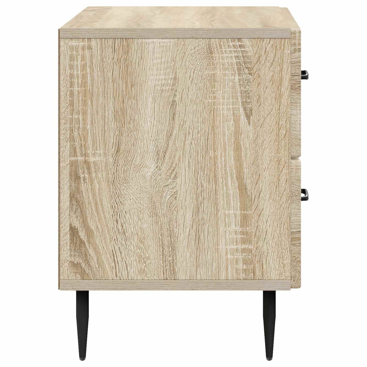 vidaXL Bedside Cabinet Sonoma Oak 62 x 34.5 x 47.5 cm Engineered Wood
