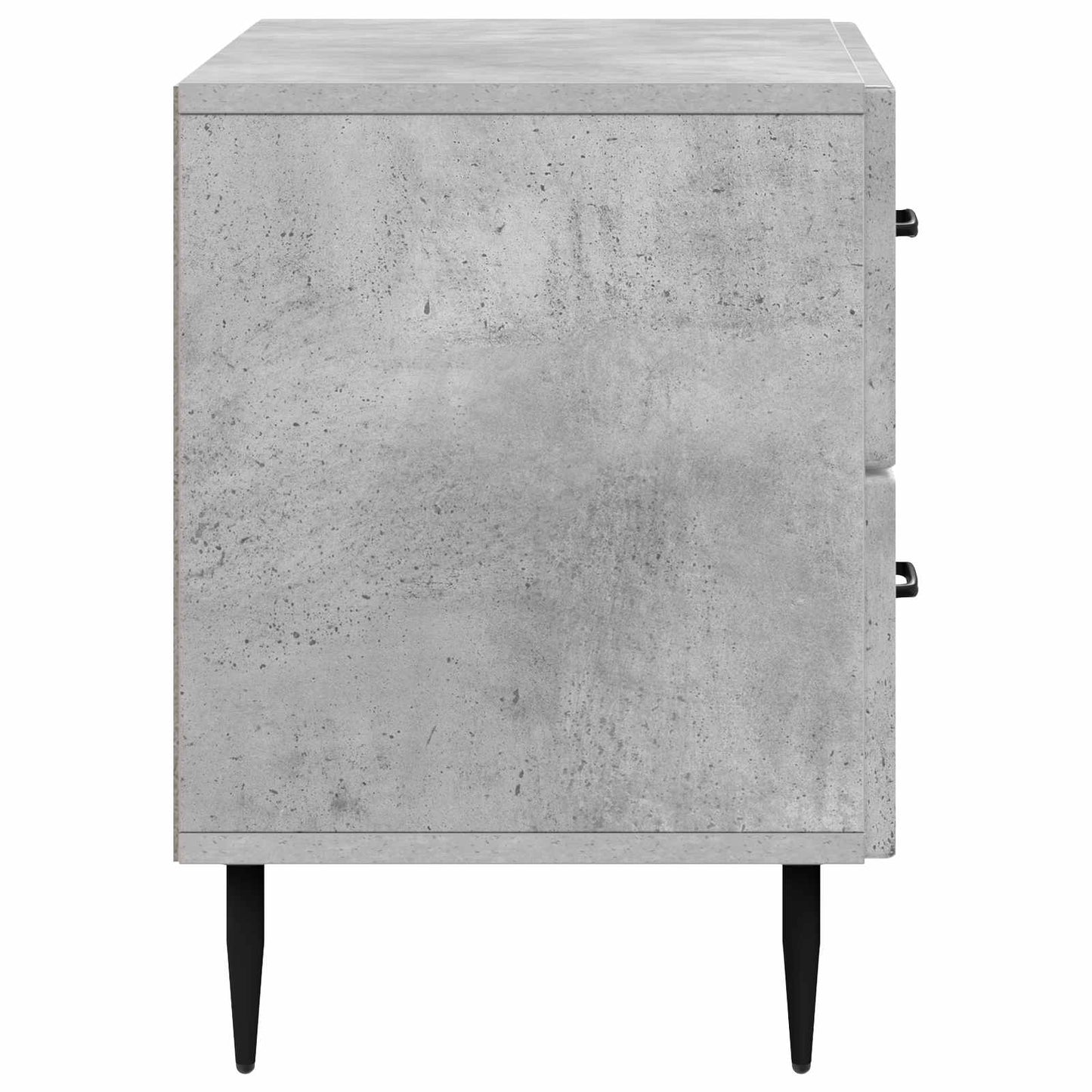 vidaXL Bedside Cabinet with Drawer Concrete Grey 62 x 34.5 x 47.5 cm