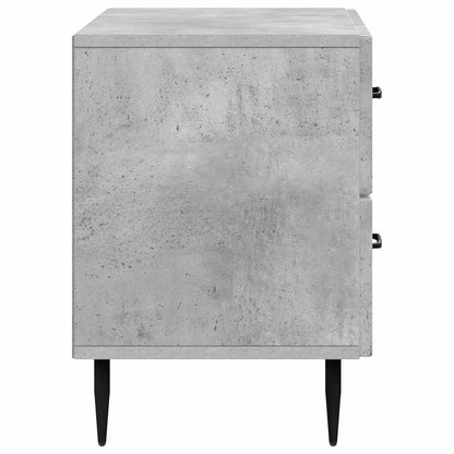vidaXL Bedside Cabinet with Drawer Concrete Grey 62 x 34.5 x 47.5 cm