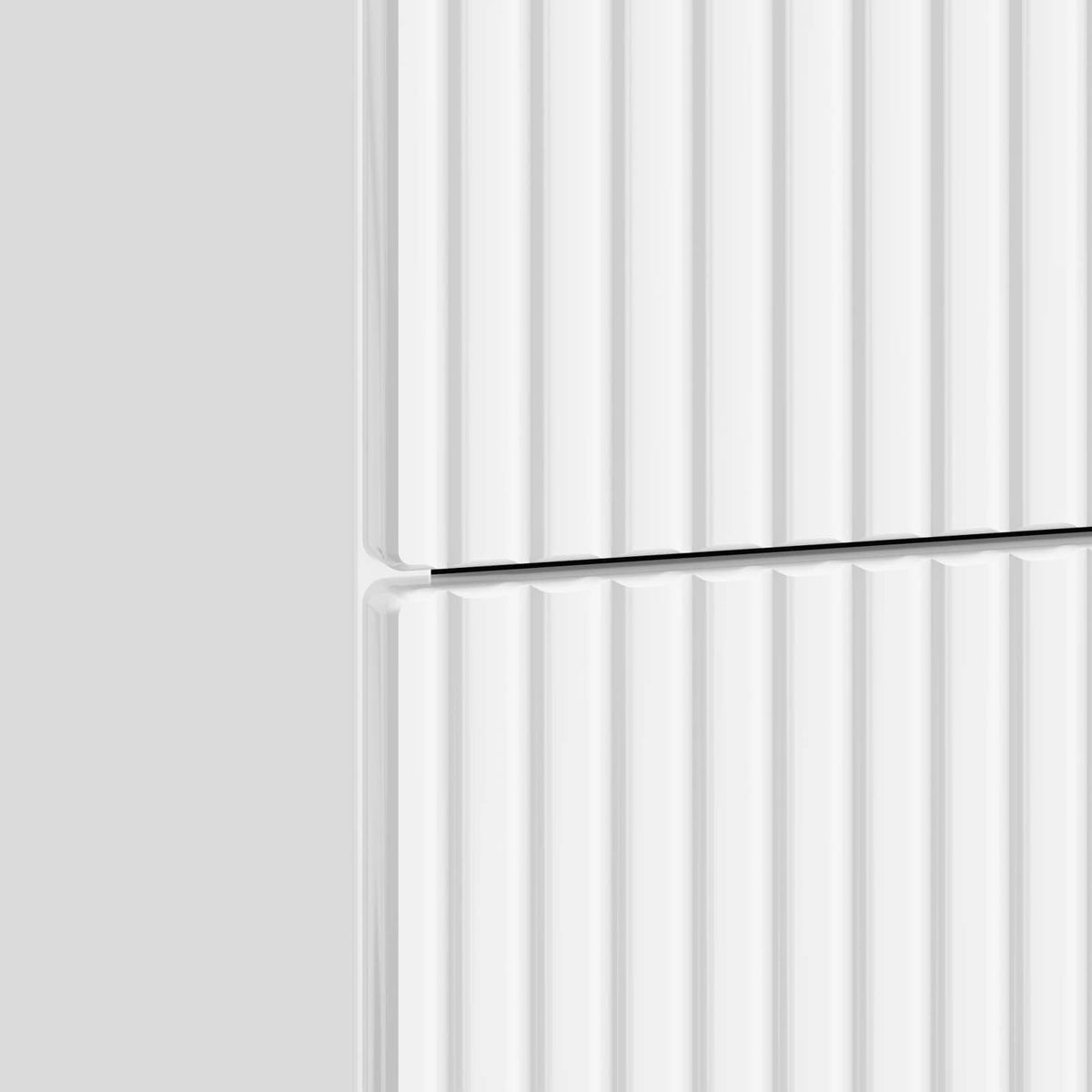 vidaXL Bedside Cabinet High Gloss White 62 x 34.5 x 47.5 cm
