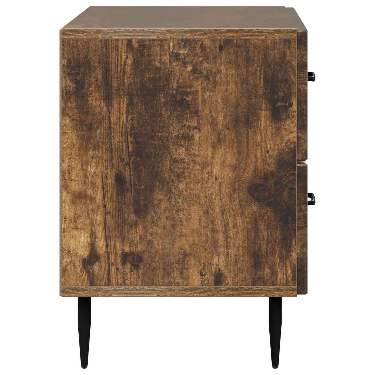 vidaXL Bedside Cabinet Smoked Oak 62 x 34.5 x 47.5 cm Engineered Wood