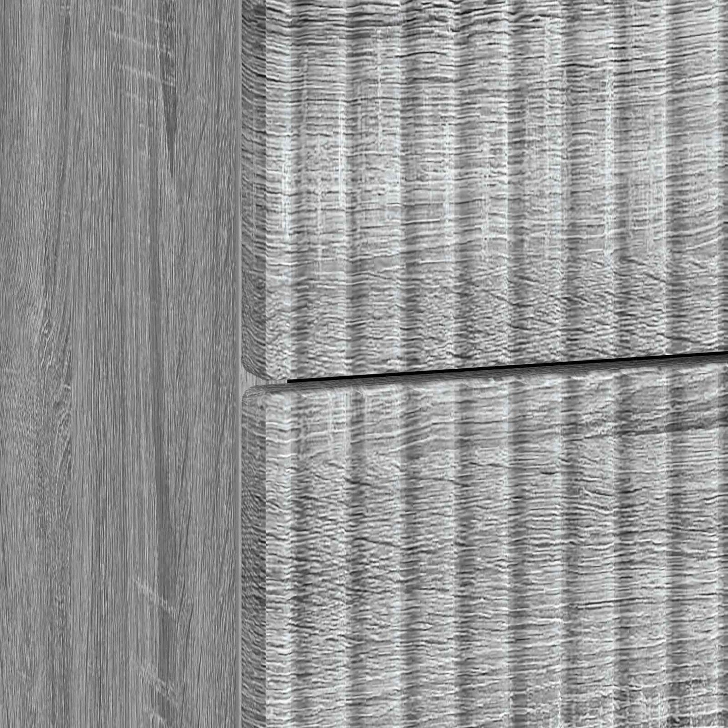 vidaXL Bedside Cabinet Grey Sonoma 62 x 34.5 x 47.5 cm Engineered Wood